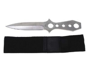 Coltello da lancio cromato