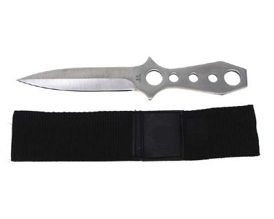 Coltello da lancio cromato