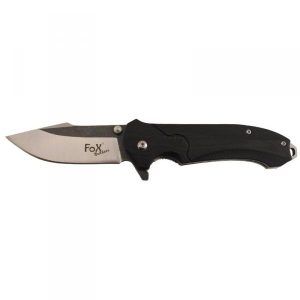 Coltello pieghevole Fox lama acciaio 440  manico nero