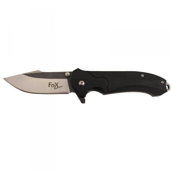 Coltello pieghevole Fox lama acciaio 440  manico nero