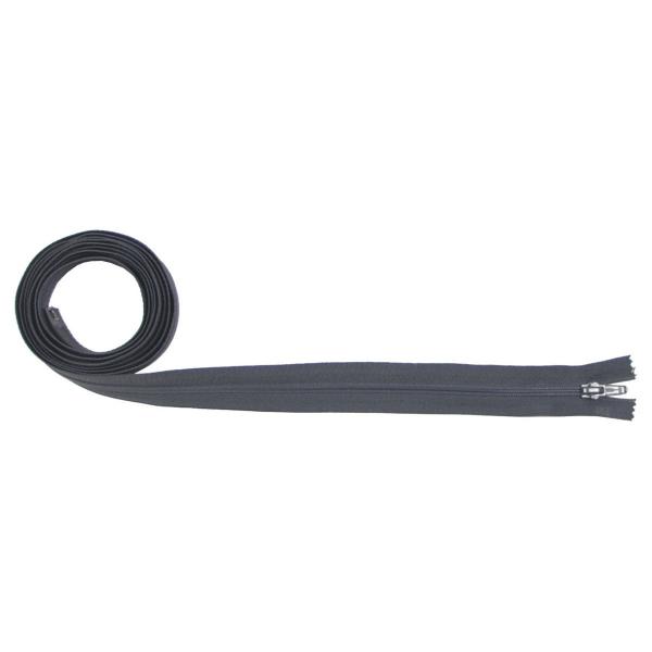 Chiusura lampo zip divisibile grigia 240 cm