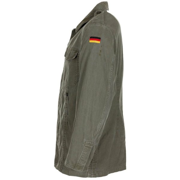 Camicia feldjacke Militare originale tedesca moleskin usata