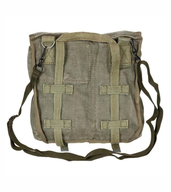 Tascapane militare  polacco in cotone verde pari a nuovo