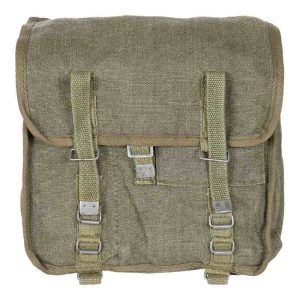 Tascapane militare  polacco in cotone verde pari a nuovo