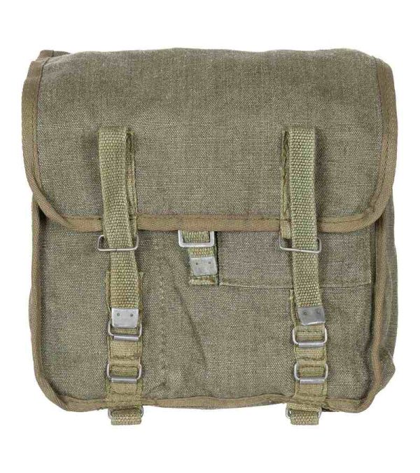 Tascapane militare  polacco in cotone verde pari a nuovo