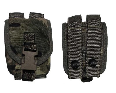 Portagrnata originale inglese MTP camo usato