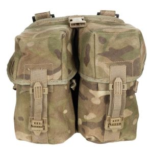 Portacaricatore doppio originale inglese usato mimetico mtp
