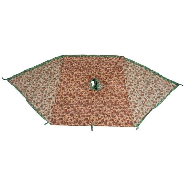 Telo tenda militare mimetico turco in cotone 360x160 usato