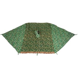Telo tenda militare mimetico turco in cotone 360x160 usato