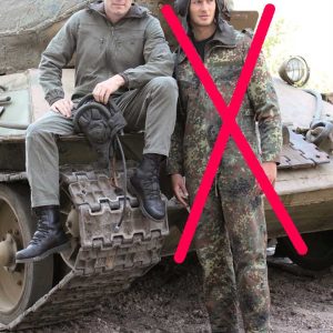 Tuta Militare Tedesca verde con imbottitura usata