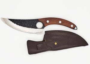Coltello lama fissa bicolore  caccia survival