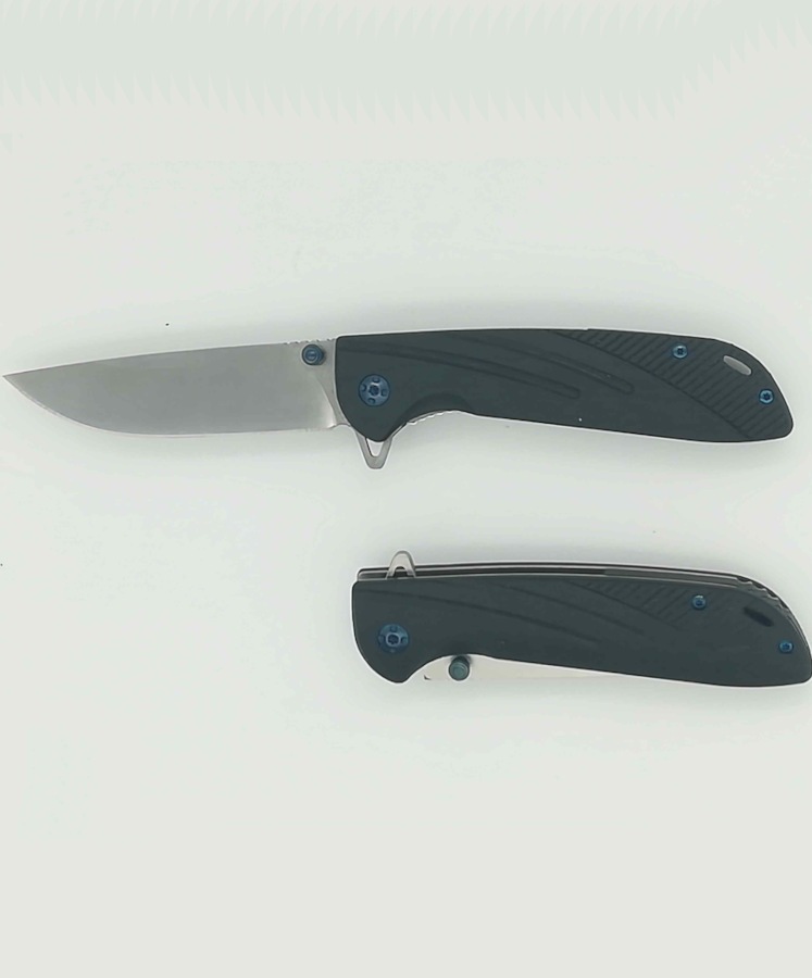 Coltello pieghevole lama media alta qualità acciaio d2