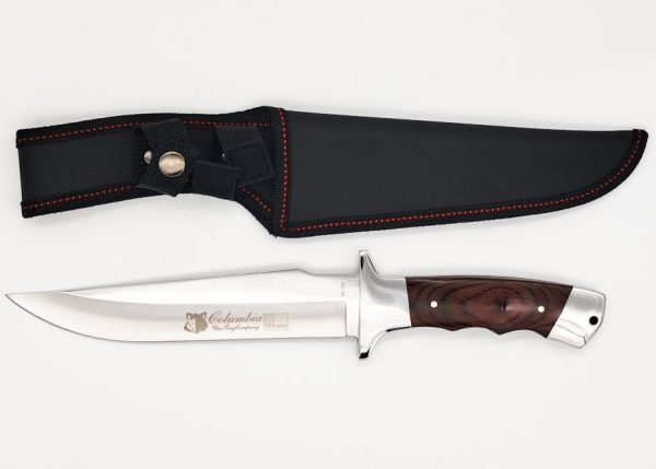 Coltello da caccia bowie a lama liscia Columbia