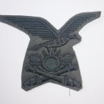 Fregio artiglieria in tessuto per cappello da alpino