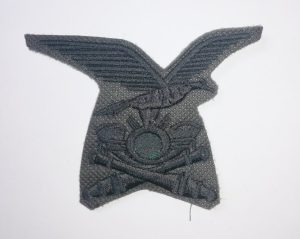 Fregio artiglieria in tessuto per cappello da alpino