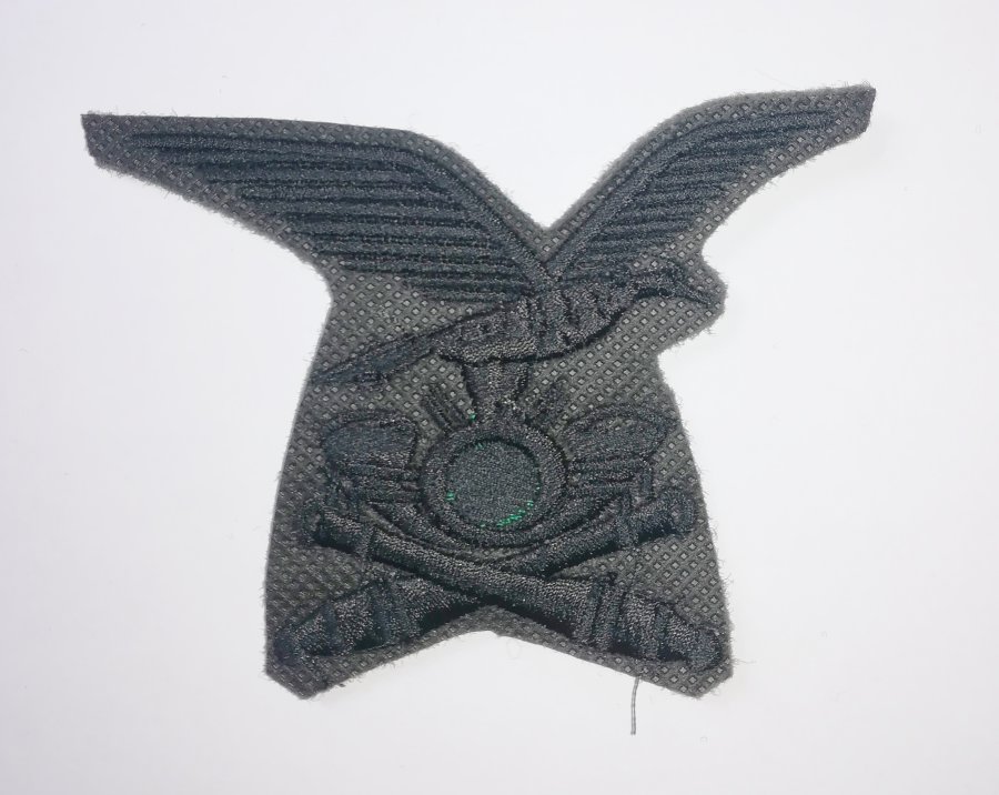 Fregio artiglieria in tessuto per cappello da alpino