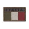 Patch Italia rettangolare fondo verde bassa visibilità