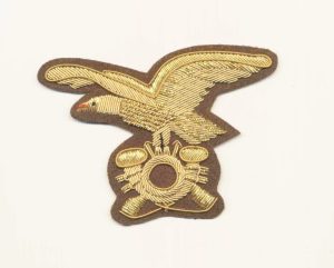 Fregio Alpini Ricamato a Mano in Canuttiglia