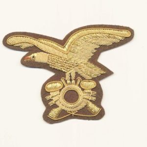 Fregio fucilieri in tessuto per cappello da alpino