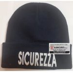 images Berretto misto lana con ricamo sicurezza