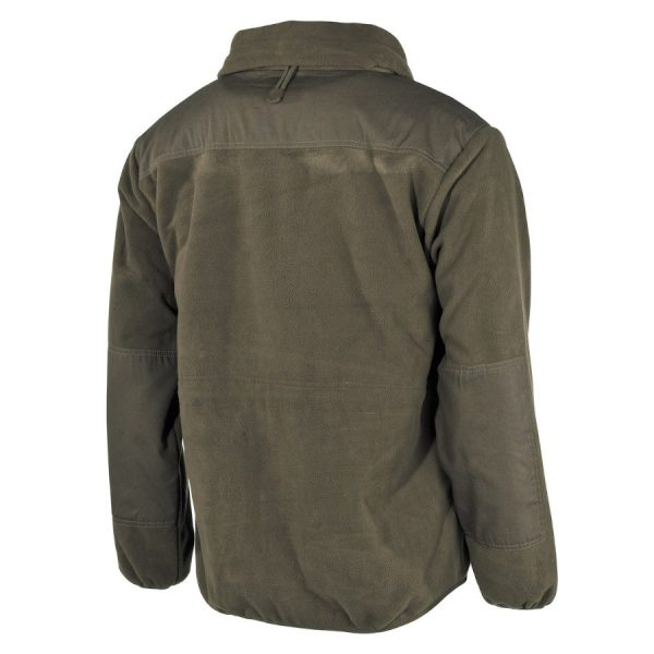 Giubbotto Militare Alpino in pile di colore verde