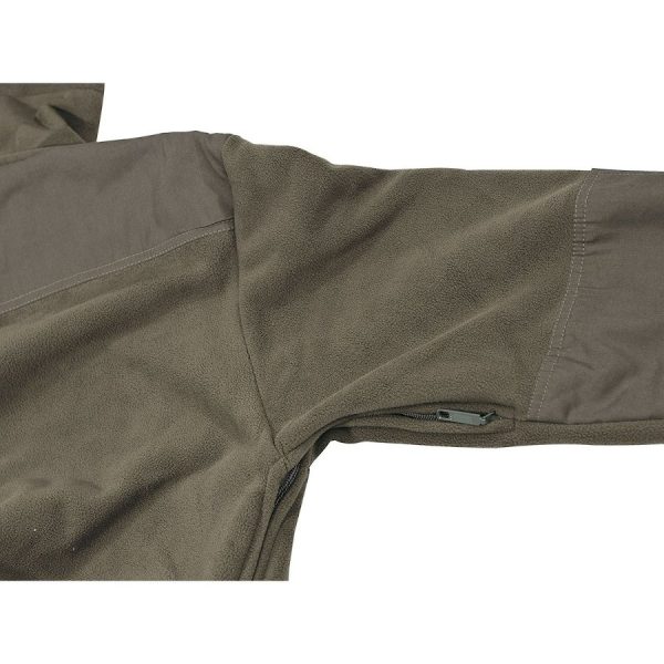 Giubbotto Militare Alpino in pile di colore verde