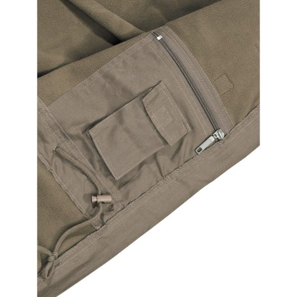Giubbotto Militare Alpino in pile di colore verde