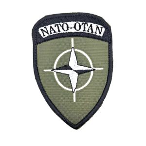 Patch ricamata / scudetto NATO con scretch