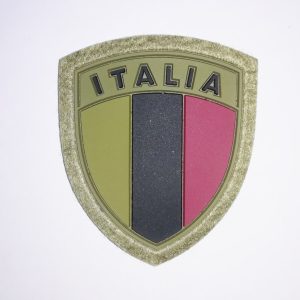 Scudetto Italia bassa visibilità plastificato con scratch