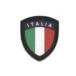 images Scudetto Italia con velcro fondo nero