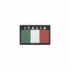Patch Italia rettangolare fondo nero