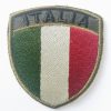 Ricamo scudetto Italia bassa visibilità