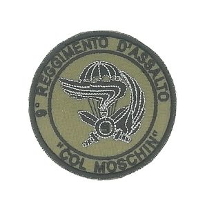 Ricamo Parà 9° Reggimento Col Moschin