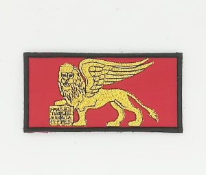 images Ricamo Leone Battaglione San Marco rosso