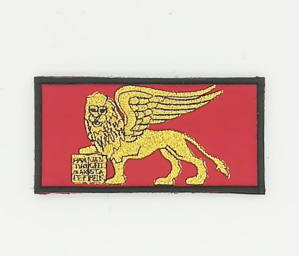 Ricamo Leone Battaglione San Marco rosso