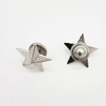 images Stellette argento in metallo Esercito Italiano (paio)