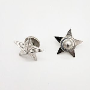 Stellette argento in metallo Esercito Italiano (paio)