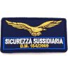 Patch Aquila Sicurezza Sussidiaria DM 154/2009 azzurro