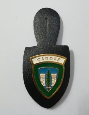 Placca su pendif brigata Alpini Cadore