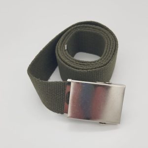 Cintura Militare in canapa con logo sicurezza 40 mm