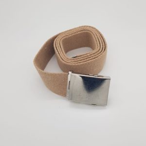 Cintura Militare in canapa con logo sicurezza 40 mm