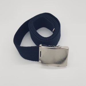 Cintura Militare in canapa di colore nero 40 mm