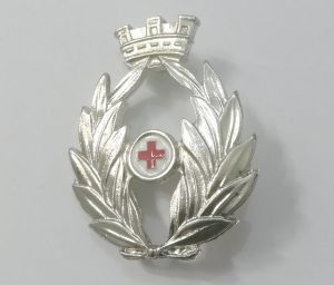 Fregio per basco Croce Rossa Militare Commissariato