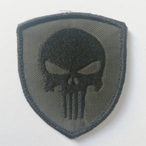 Ricamo Scudetto Punisher Verde