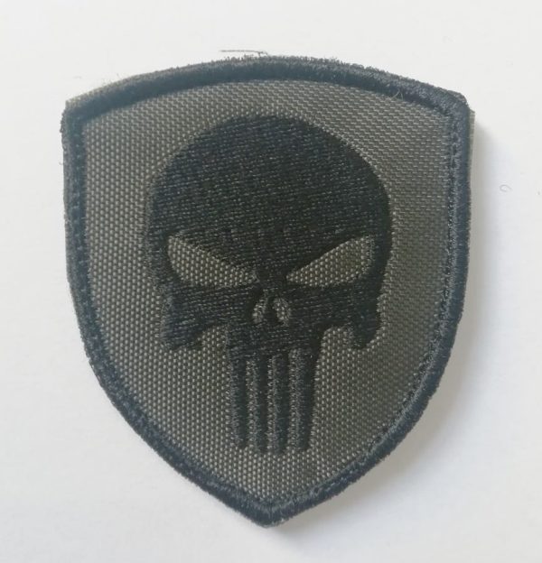 Ricamo Scudetto Punisher Verde