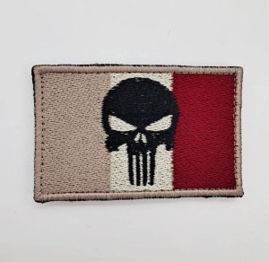Patch Italia punisher rettangolare sabbia