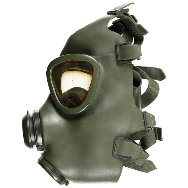 Maschera antigas  M74 romena completa di filtro e borsa