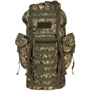 Zaino Alpino modulare MFH da 65 litri mimetico multicam