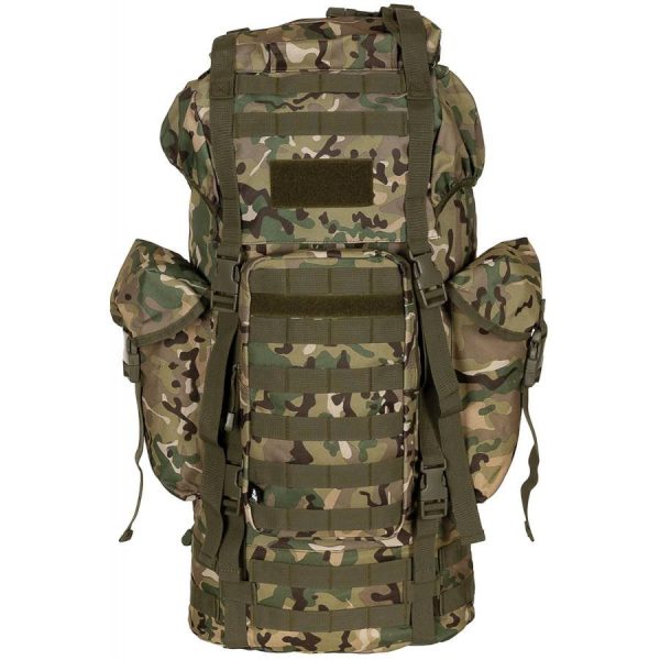 Zaino Alpino modulare MFH da 65 litri mimetico multicam