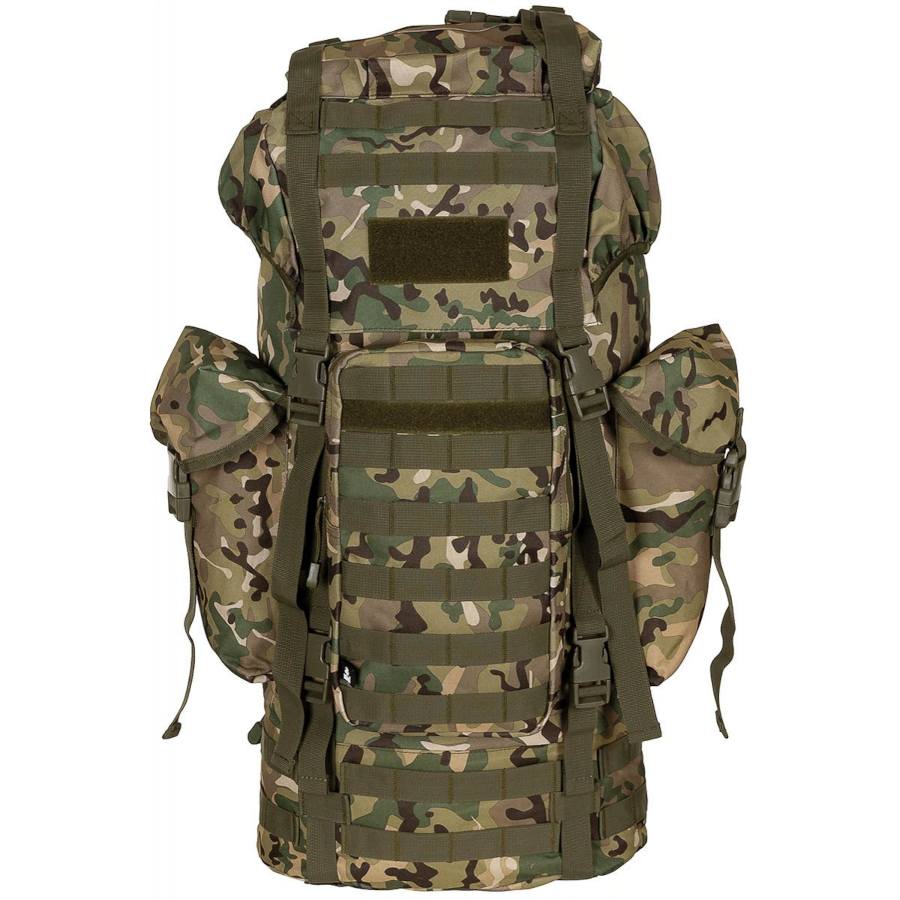 Zaino Alpino modulare MFH da 65 litri mimetico multicam